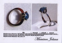 Kvalita prstenu Zlato Safír