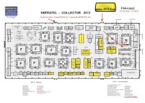 Plánek veletr Sběratel Praha 2013 - Vystavovatel www.ZLATNICTVI.net