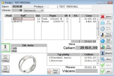Zlatnictvi - pokladni system - pokladna v pocitaci