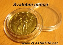 Svatební mince v pouzdře